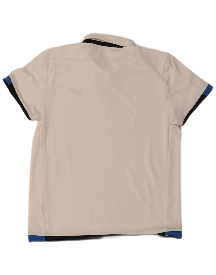 LOTTO Mens Polo Shirt Medium White