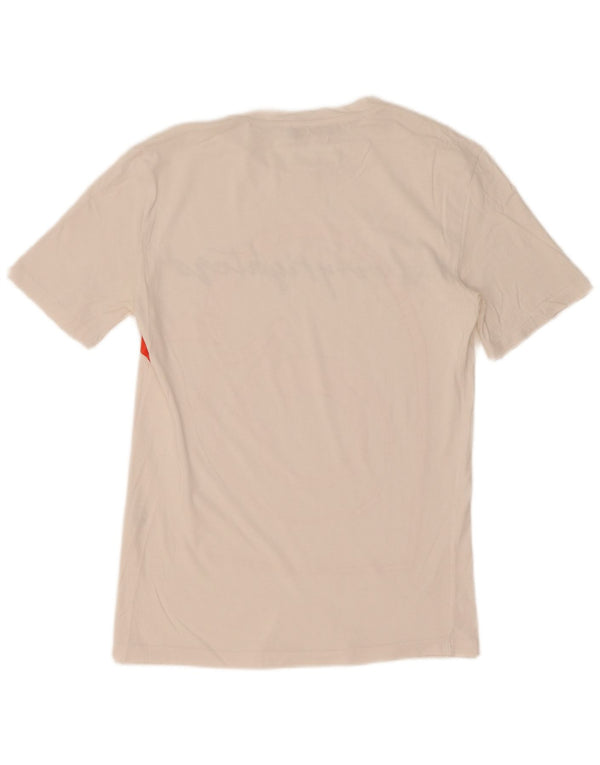 Trussardi Herre Grafisk T-Shirt Top 2XS Hvid