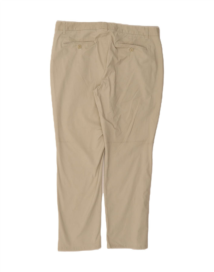 BONOBOS Mens Straight Chino Trousers W36 L30 Beige Cotton Vintage BONOBOS and Second-Hand BONOBOS from Messina Hembry 