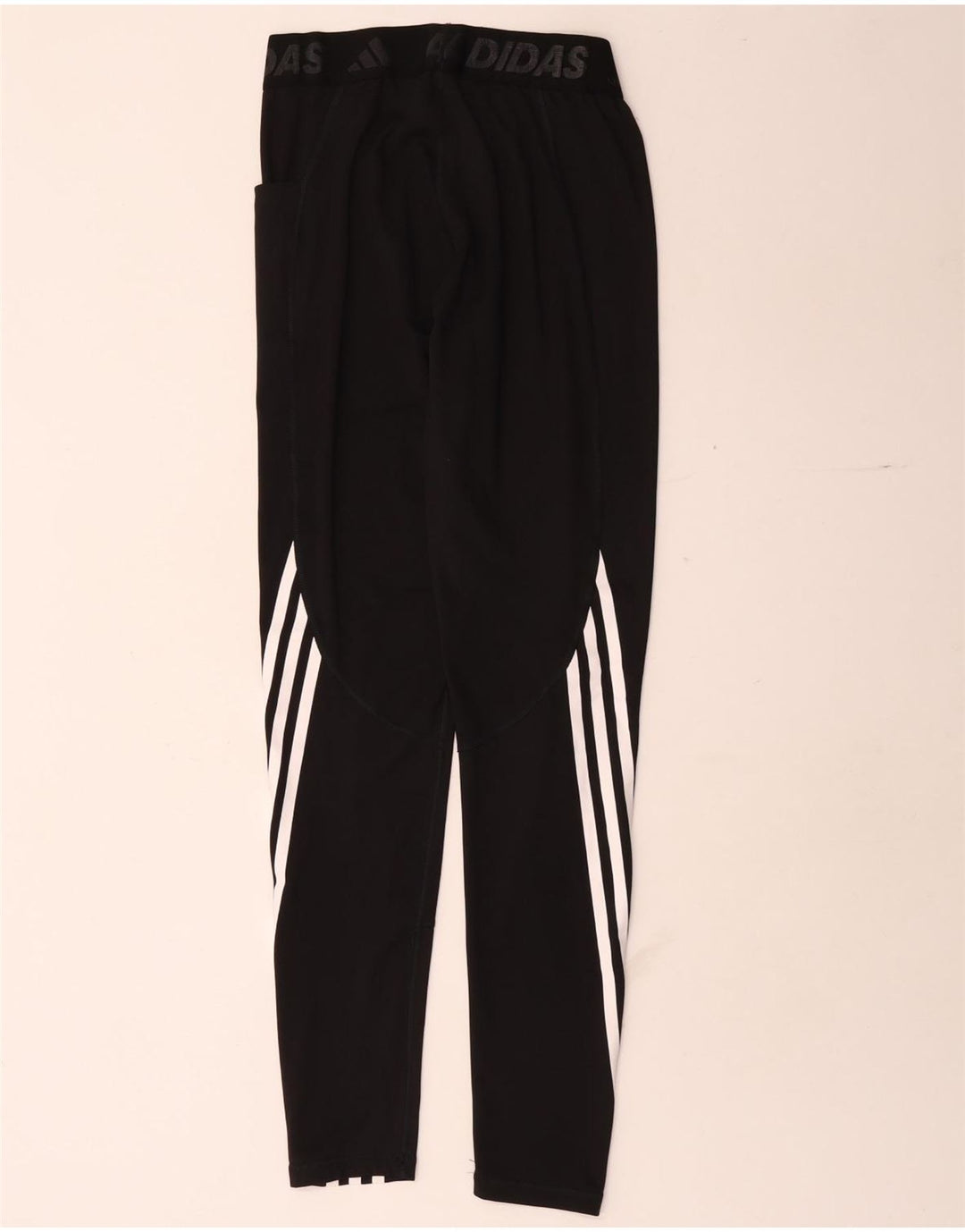 Leggings grafici da donna Adidas UK 8 Small poliestere nero
