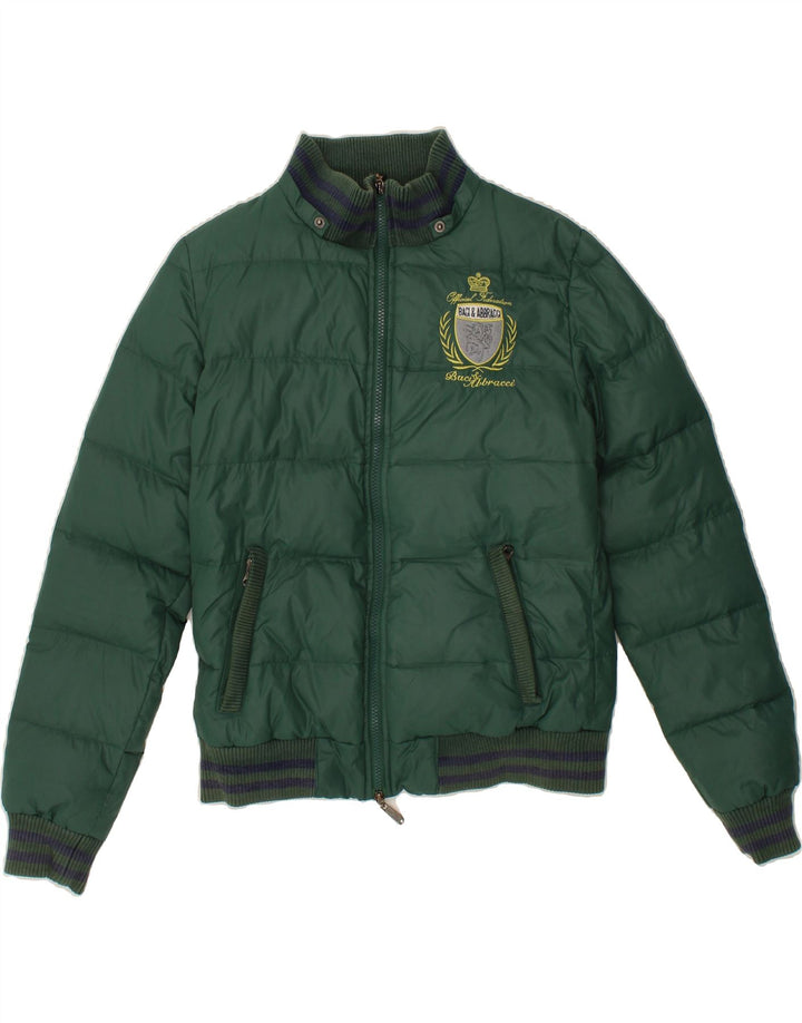 BACI & ABBRACCI Womens Padded Jacket UK 14 Medium Green Polyamide Vintage BACI & ABBRACCI and Second-Hand BACI & ABBRACCI from Messina Hembry 