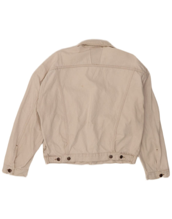Wild Jeans Herre Denim Jacket UK 38 Medium Beige
