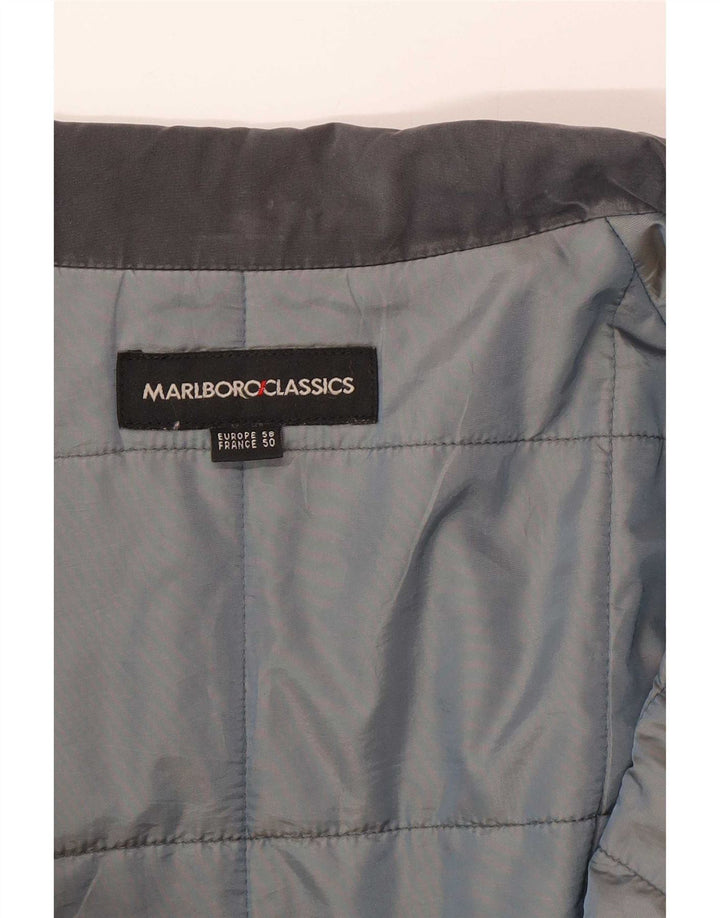 Marlboro Classics Herren Wattierte Jacke IT 58 4XL Blau