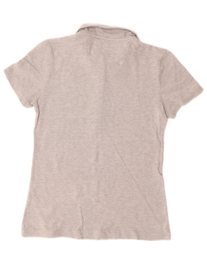 REEBOK Womens Polo Shirt UK 8 Small Grey