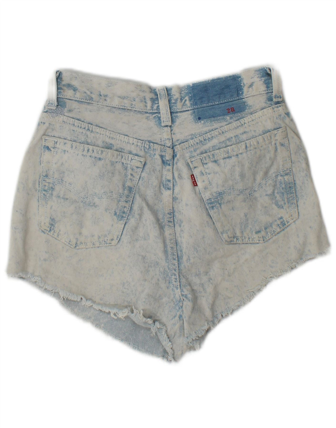 LEVI'S Womens Denim Shorts US 11 Large W28 Blue Cotton