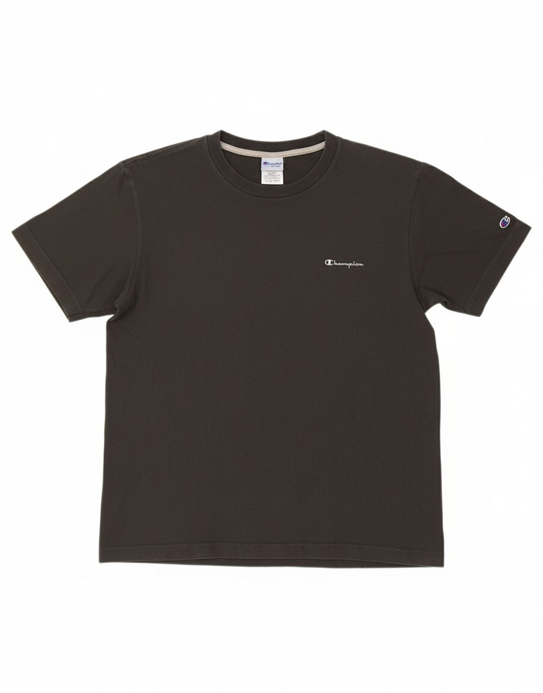 CHAMPION Mens Authentic T-Shirt Top Large Black Cotton
