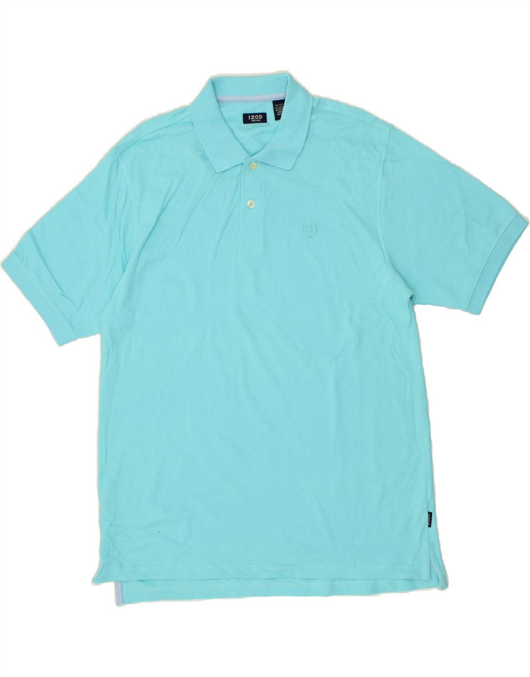 IZOD Mens Polo Shirt Large Blue Cotton Vintage Izod and Second-Hand Izod from Messina Hembry 