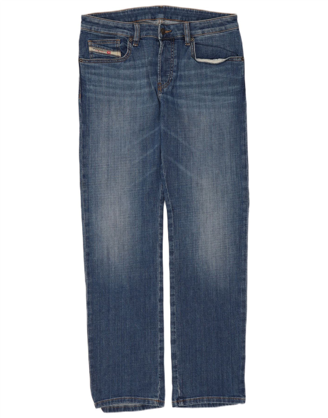 Diesel Mens Capri Jeans W30 L21 Blue Cotton