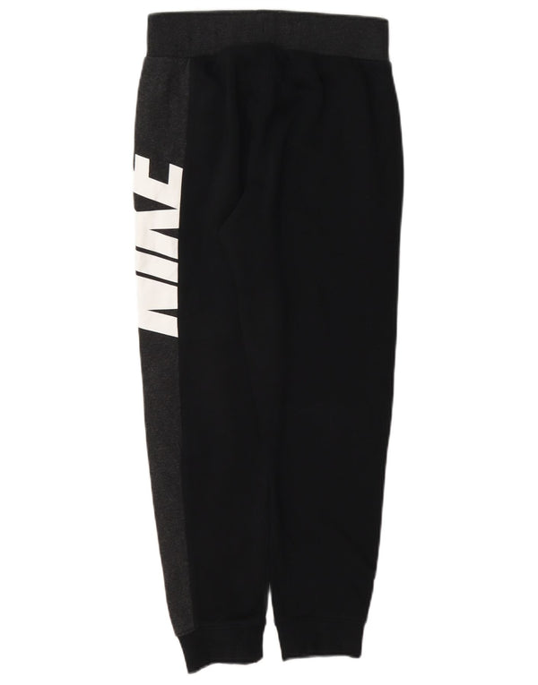Nike Boys Graphic Tracksuit Trousers Joggers 8-9 Years Small Black
