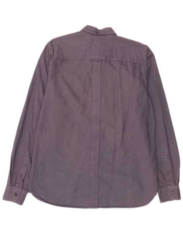 Fred Perry Mens Shirt Medium Blue Cotton