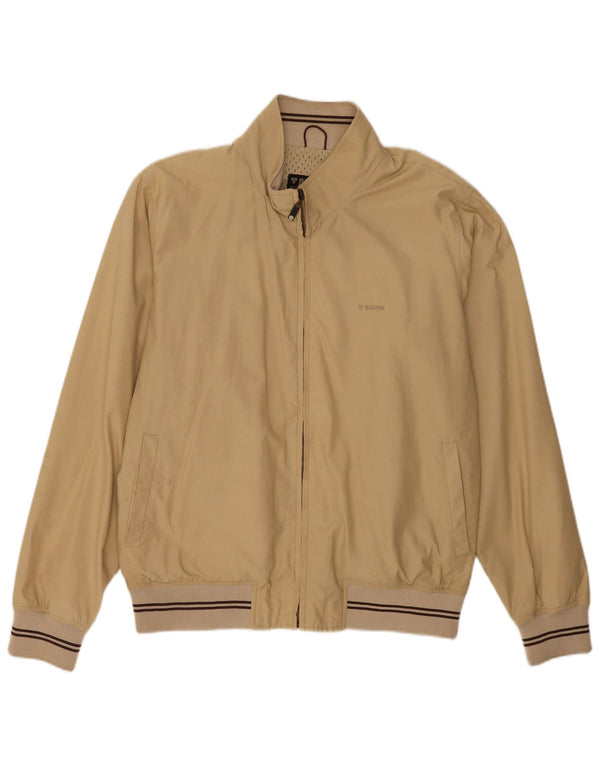 Brugi Chaqueta Bomber para Hombre UK 42 XL Algodón Beige