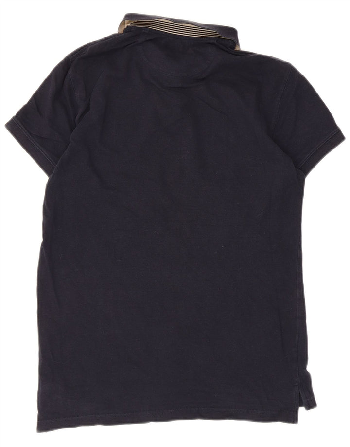 Massimo Dutti Herre Slim Fit Polo Shirt Lille Marineblå