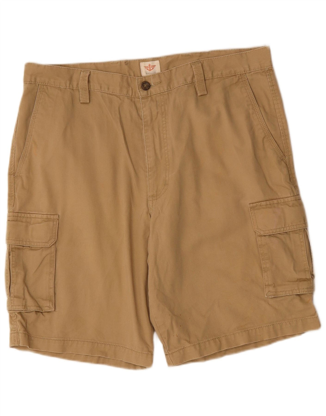 DOCKERS Mens Cargo Shorts W36 Large  Beige Cotton