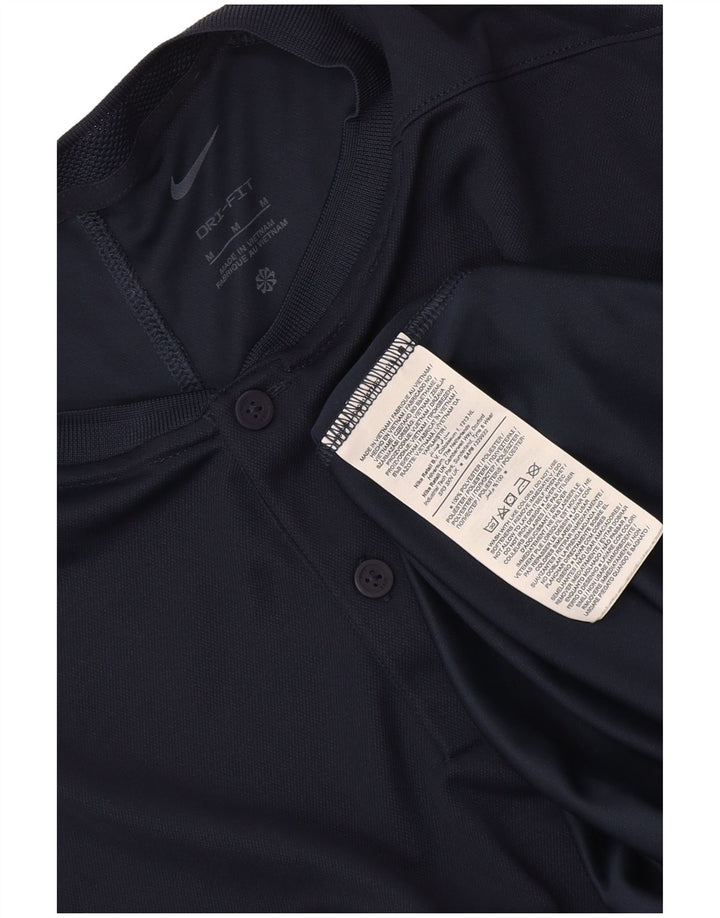 T-shirt Nike Dri Fit da uomo, media, in poliestere blu navy medio