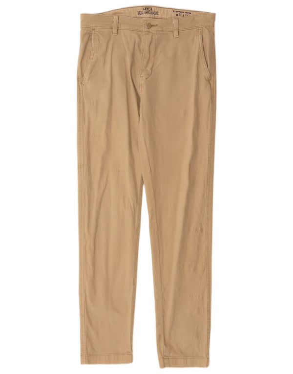 Levi's Herre Standard tilspidsede Chinobukser W30 L32 Beige Bomuld