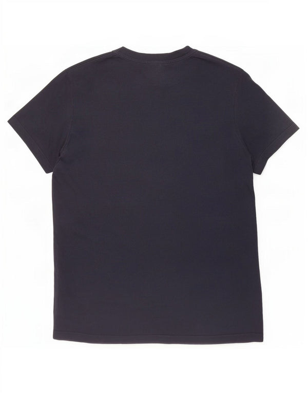 Champion Mens Graphic T-Shirt Top Small Black Cotton