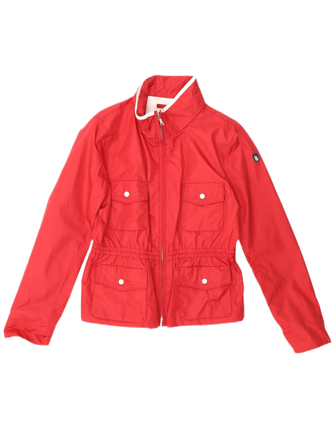 MARINA YACHTING Womens Hooded Utility Jacket IT 48 XL Red Polyester