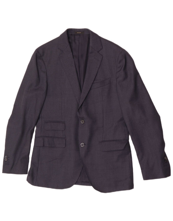 Massimo Dutti Chaqueta Blazer de 2 Botones para Hombre EU 50 Medium Azul Marino
