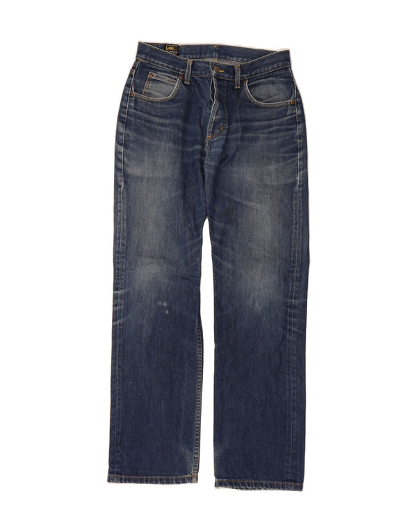 LEE Mens Seattle Straight Jeans W33 L31 Blue Cotton