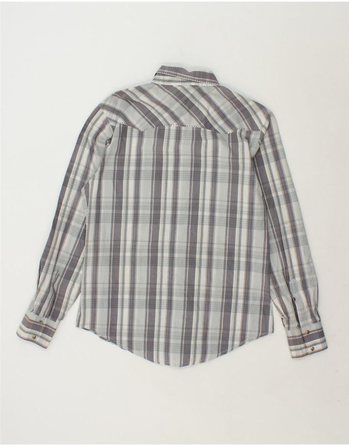 WRANGLER Mens Shirt Medium Grey Check Cotton Vintage Wrangler and Second-Hand Wrangler from Messina Hembry 