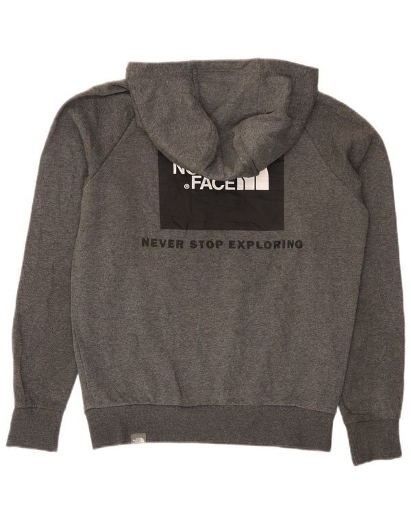 A North Face Mens Graphic kapucnis pulóver kis szürke pamut