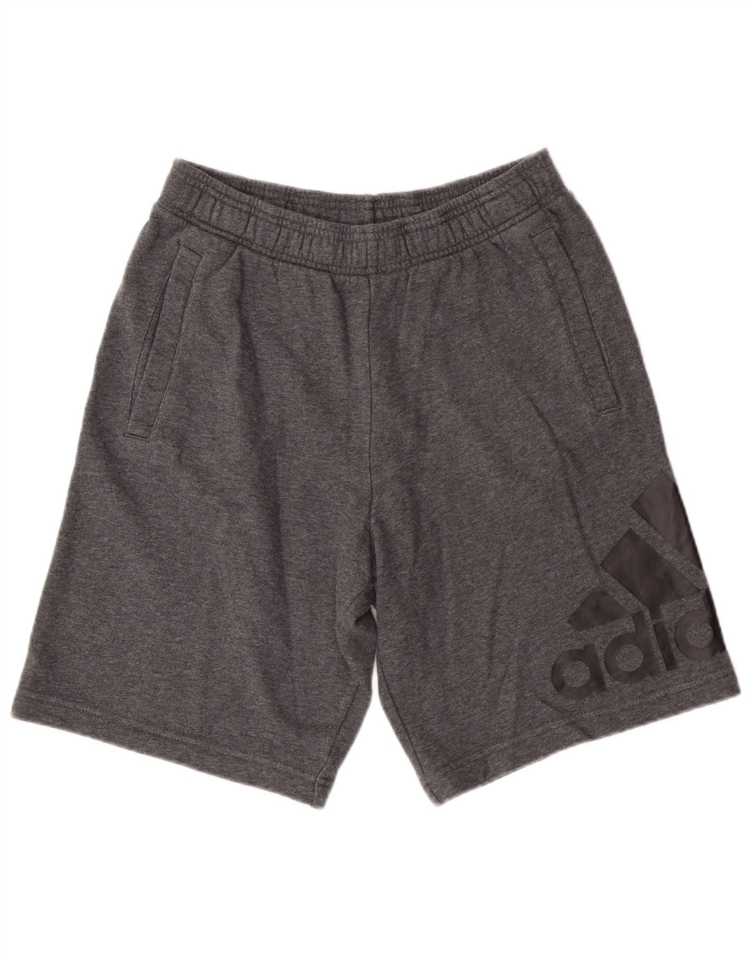 ADIDAS Mens Sport Shorts Small  Grey Cotton