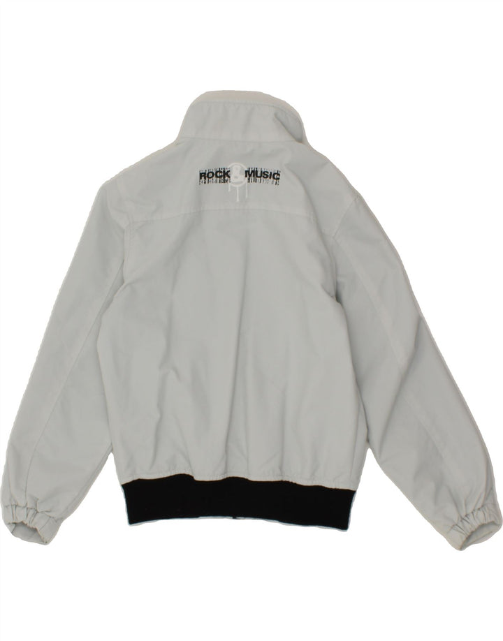 BEST COMPANY Boys Graphic Bomber Jacket 9-10 Years Grey Polyamide Vintage Best Company and Second-Hand Best Company from Messina Hembry 