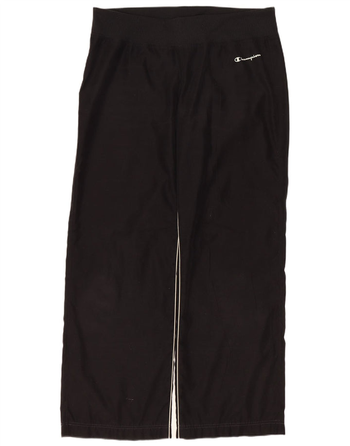 Champion Womens Tracksuit Trousers UK 14 Large Black Polyester