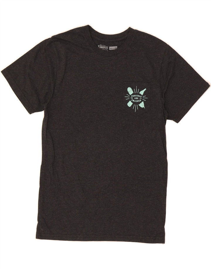VANS Mens Graphic T-Shirt Top Small Grey Polyester Vintage Vans and Second-Hand Vans from Messina Hembry 