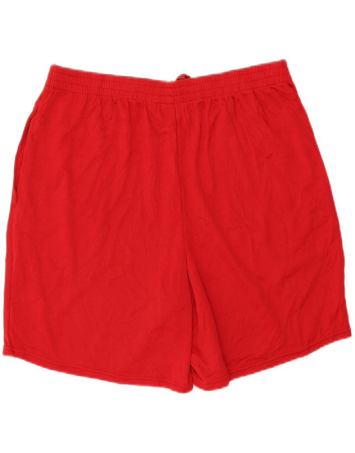 STARTER Mens Sport Shorts Large  Red Polyester Vintage Starter and Second-Hand Starter from Messina Hembry 