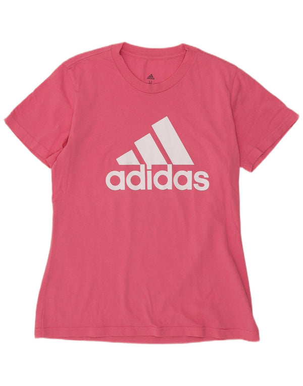 Adidas majica kratkih rukava s grafičkim motivima UK 12/14 srednje ružičasta
