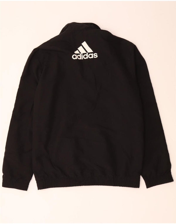 Adidas Veste de survêtement graphique pour homme UK 34/36 Small Noir Colourblock