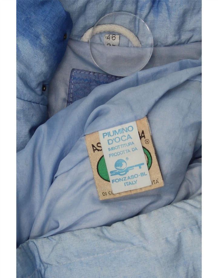 VINTAGE Mens Padded Jacket IT 46 Small Blue Vintage Vintage and Second-Hand Vintage from Messina Hembry 