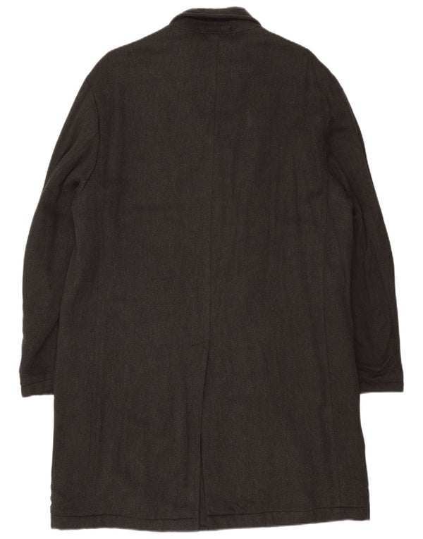 Herman & Sons Mens Overcoat UK 40 Large Grey
