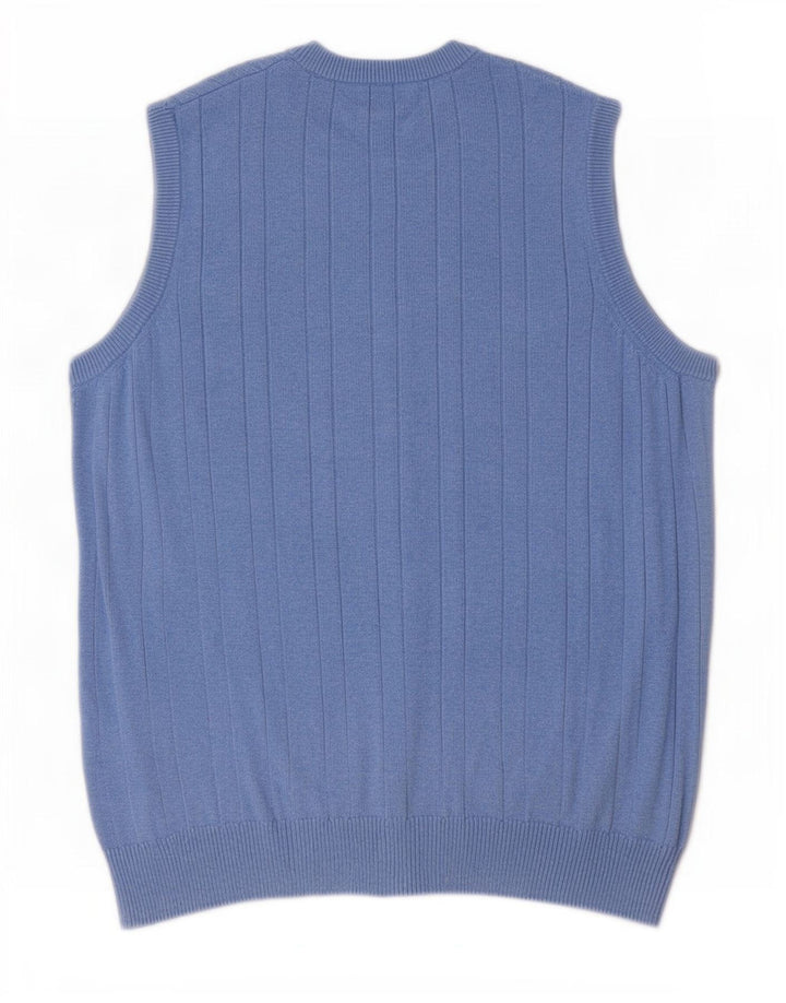 Marks & Spencer Débardeur pour homme en coton bleu petit