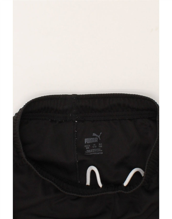 PUMA Boys Sport Shorts 9-10 Years Medium  Black Polyester Vintage Puma and Second-Hand Puma from Messina Hembry 