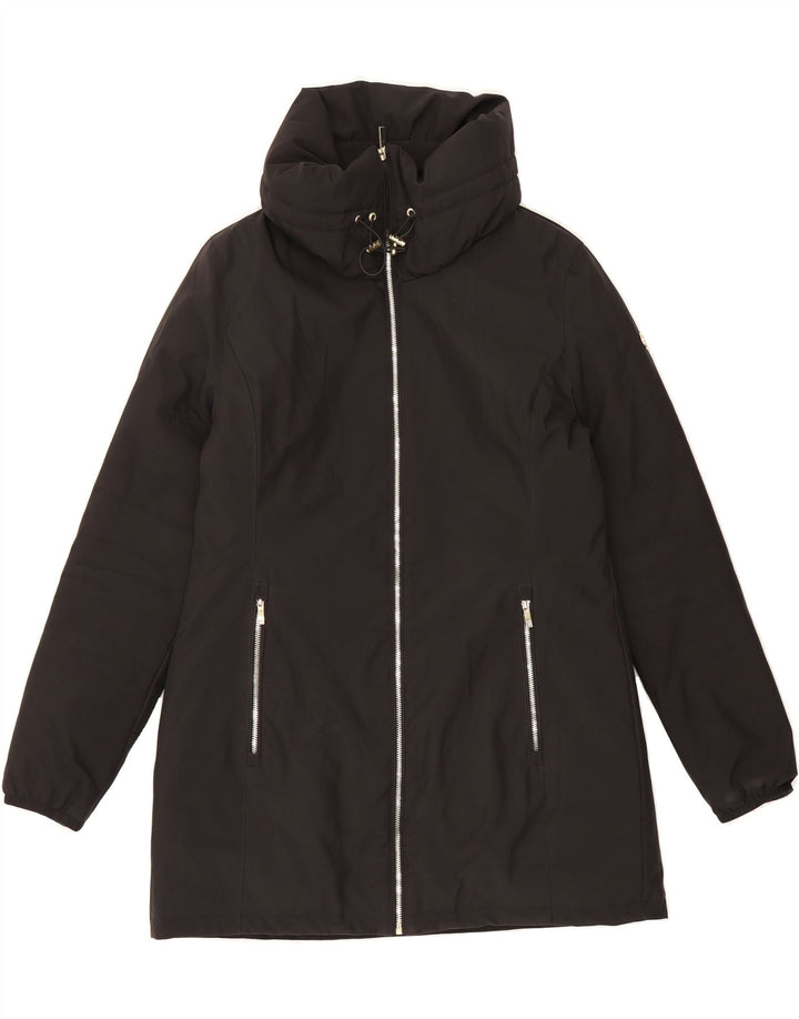 DACK'S Womens Windbreaker Coat UK 18 XL Black Polyester Vintage Dack's and Second-Hand Dack's from Messina Hembry 