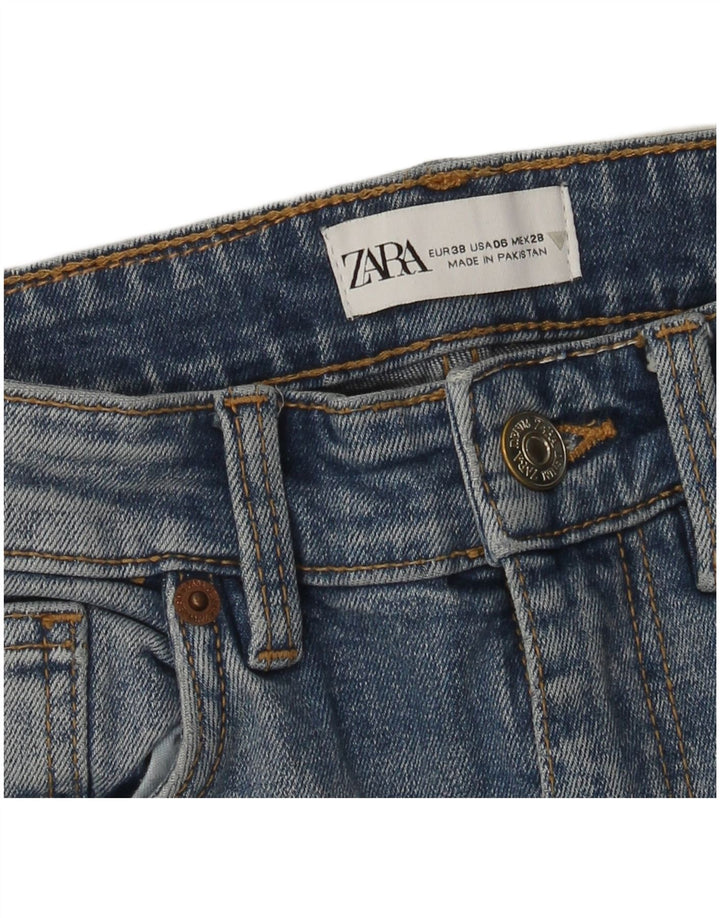 Zara Womens Bootcut Jeans EU 38 Small W28 L26 Blue