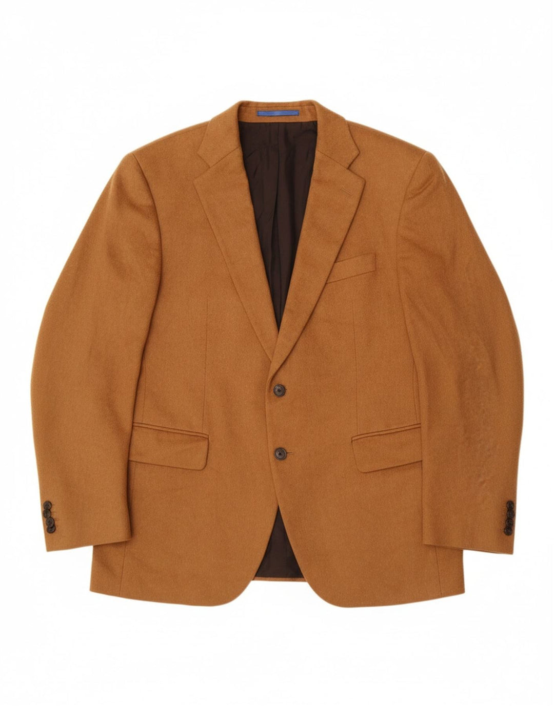 JOOP Mens 2 Button Blazer Jacket IT 50 Large Brown Viscose