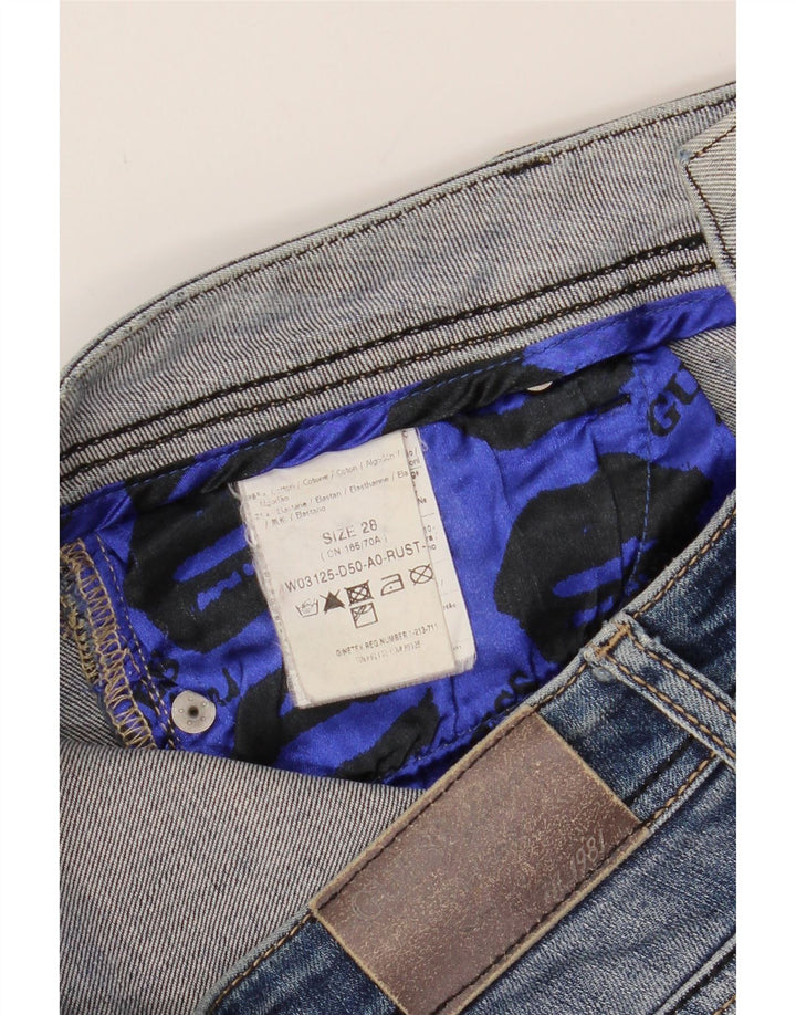 GUESS Womens Slim Jeans W28 L34 Blue Cotton Vintage Guess and Second-Hand Guess from Messina Hembry 