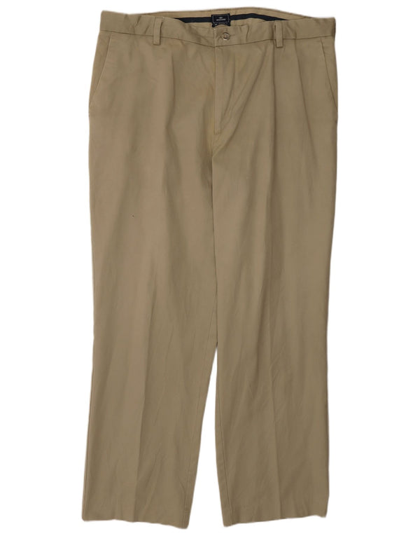 Pantaloni chino dritti da uomo dalla vestibilità classica Dockers W40 L32 in cotone beige