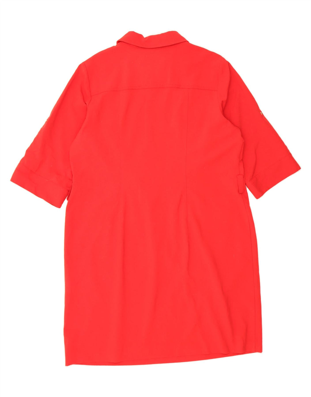 MICHAEL KORS Womens 3/4 Sleeve Shift Dress US 16 2XL Red Polyester Vintage Michael Kors and Second-Hand Michael Kors from Messina Hembry 