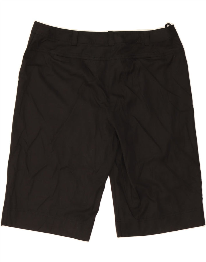 IZOD Womens Cargo Shorts US 14 XL W34 Black Polyester Vintage Izod and Second-Hand Izod from Messina Hembry 