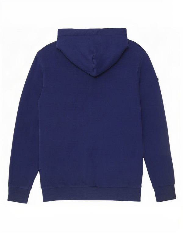 Superdry Mens Graphic Hoodie Jumper Medium Navy Blue Cotton