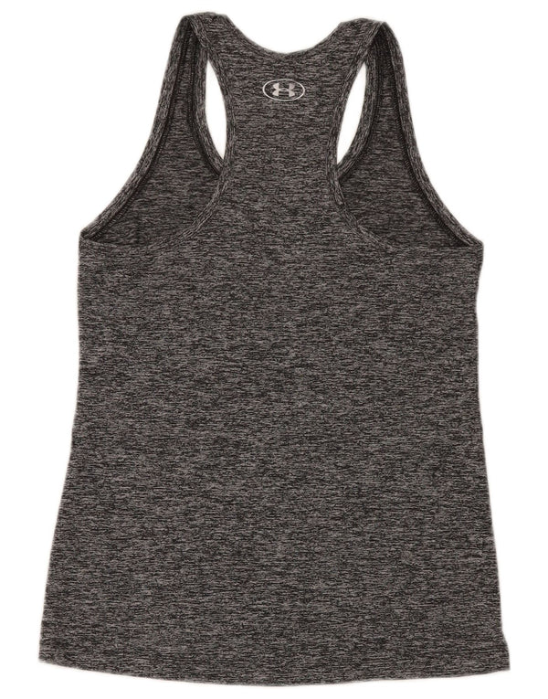 Under Armour Damen Heat Gear Vest Top UK 10 Small Grau meliert