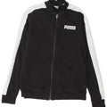 Γυναικεία αθλητική φόρμα γραφικών Puma Top Jacket UK 14 Medium Black Colourblock