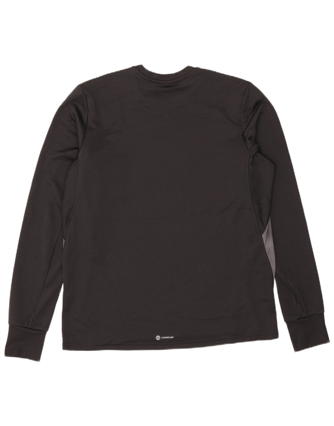 Adidas Mens Aeroready Top Long Sleeve Large Black Colourblock Polyester