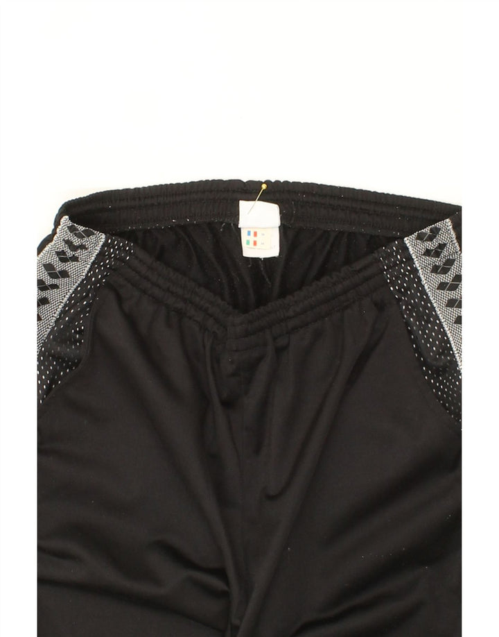 ARENA Mens Graphic Tracksuit Trousers IT 44 XS Black Polyester Vintage Arena and Second-Hand Arena from Messina Hembry 