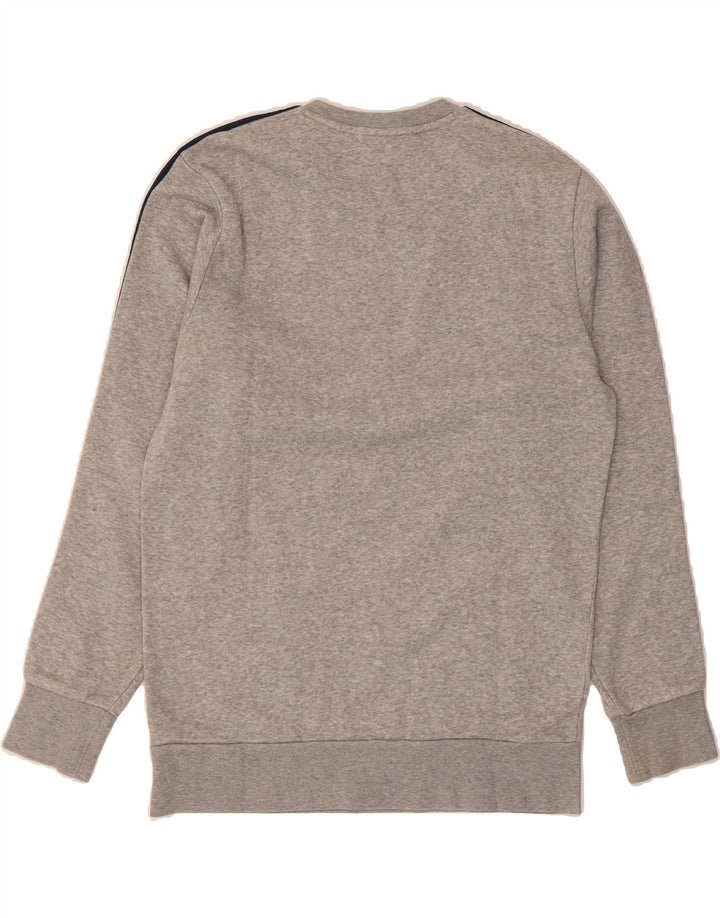 ADIDAS Mens Sweatshirt Jumper Medium Grey Vintage Adidas and Second-Hand Adidas from Messina Hembry 