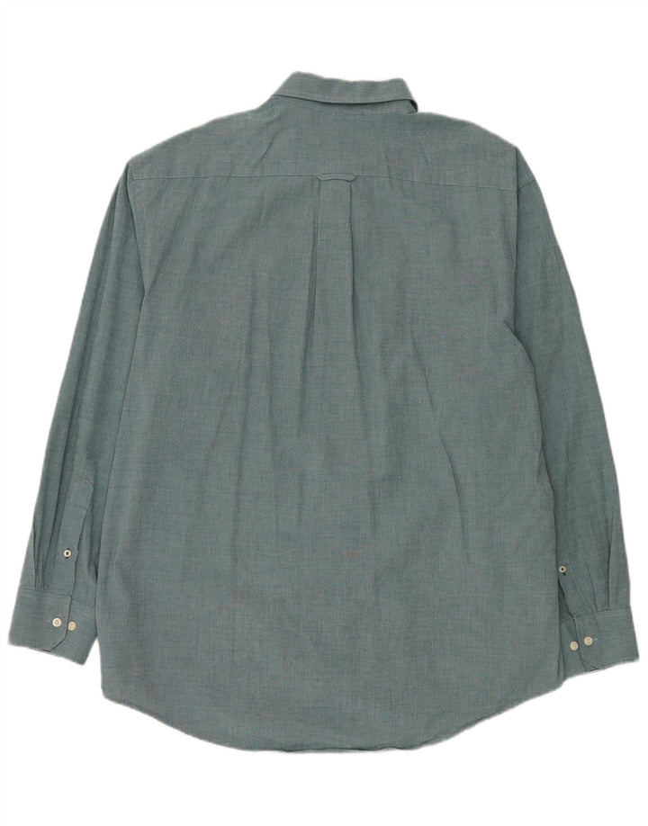 IZOD Mens Shirt XL Green Cotton